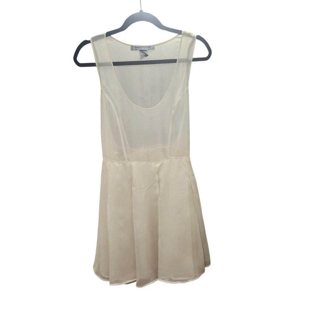 Morgane Le Fay Ruslan dress Ivory silk chiffon Size S - Picture 4 of 12